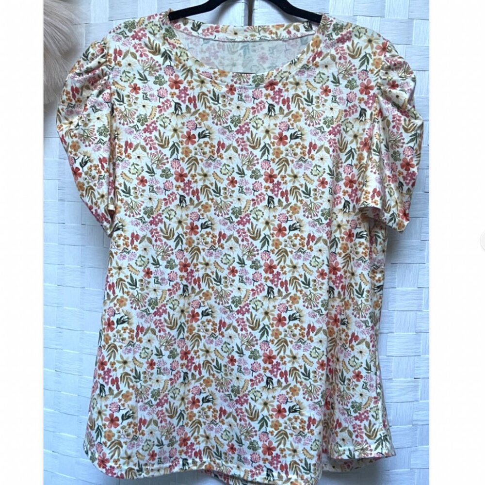 Ivicoer Fashion Flotal Top Size XL